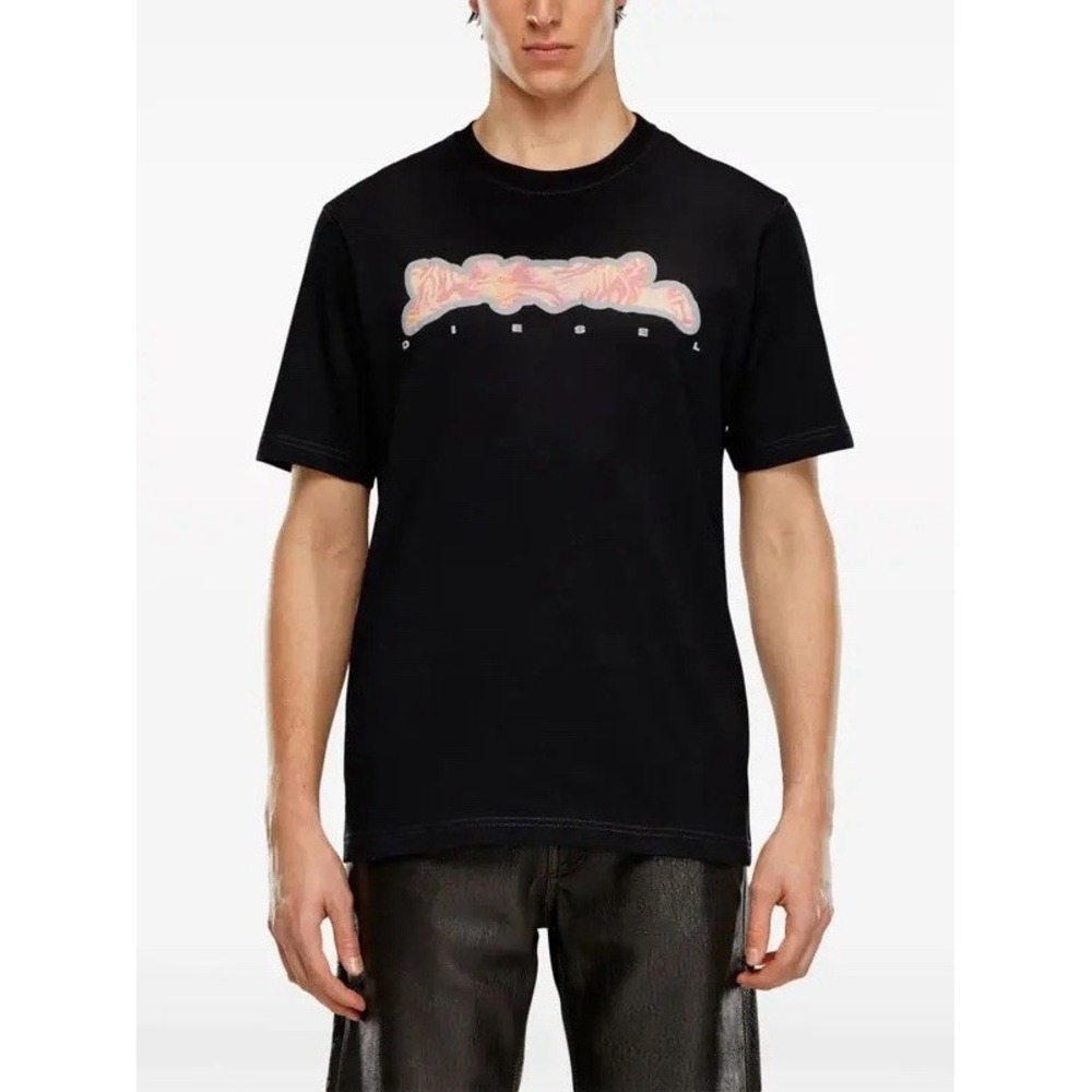 DIESEL®T-Just-N16 Graphic-Print T-Shirt Size Large